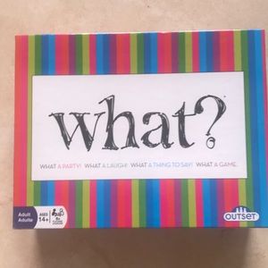 What? Party game hilarious funny game easy to play